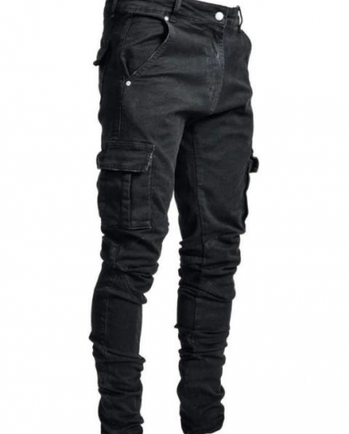 mens black cotton jeans