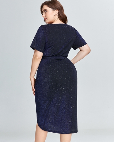 Plus Size Dresses for Women 4xl 5xl Summer Clothes Fashion Lady