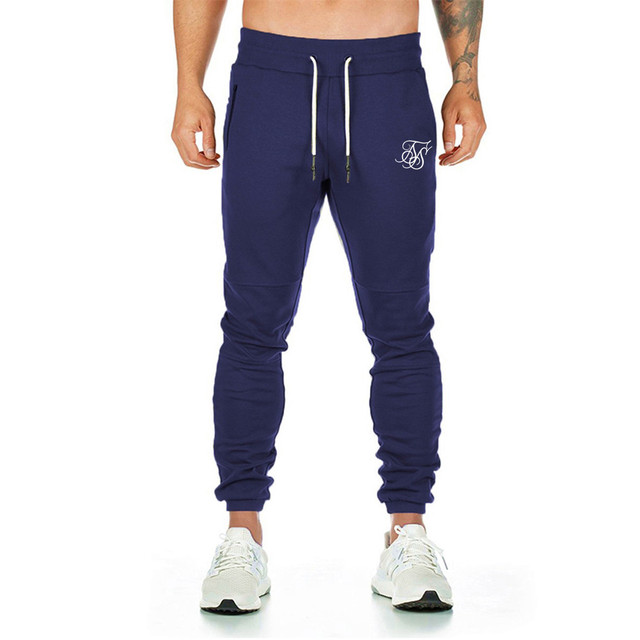 Mens sik silk discount joggers