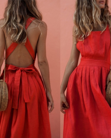 Summer Dress Beachwear Sundress Vestido 