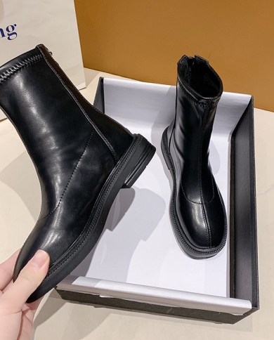 Fashion Designer Motorcycle Ankle Boots 