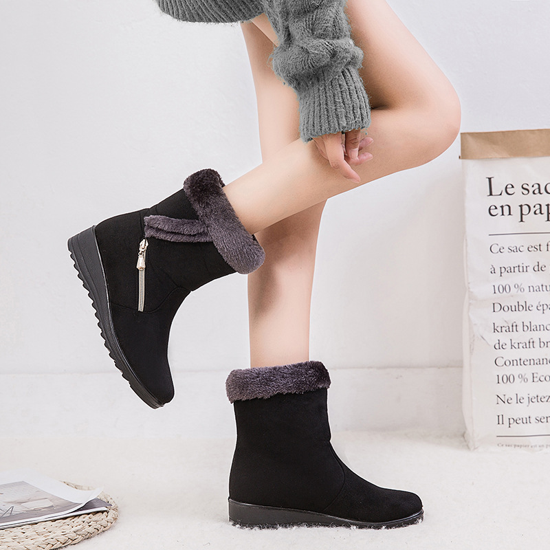 Winter Women Boots Warm Plush Ankle 