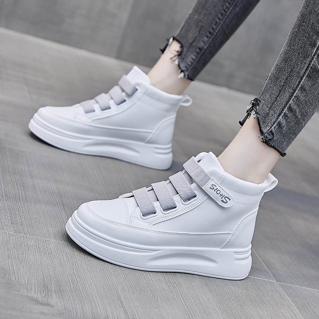 Amazon.com | FASDNENDYS Ladies Fashion Solid Color Flock Side Zipper  Platform Comfortable Casual Sports Shoes Toe Shoes for Men Water Black |  Walking
