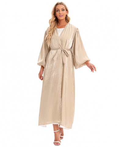Muslim Womens Robe Ramadan Cardigan 