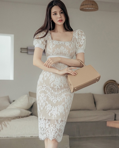 H and m sales white lace dress