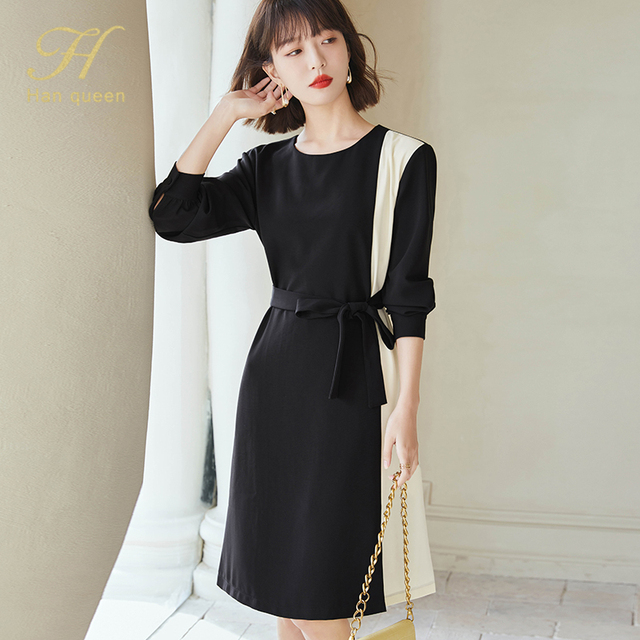 Black colour shop matching dress