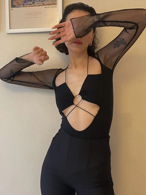 Black Bodysuit Lace