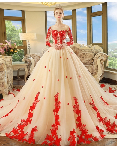 2022 Elegant Princess Prom Dresses  Sweetheart Lace Flowers With Train Party Dress  A Line Evening Dress Robe De Soirée