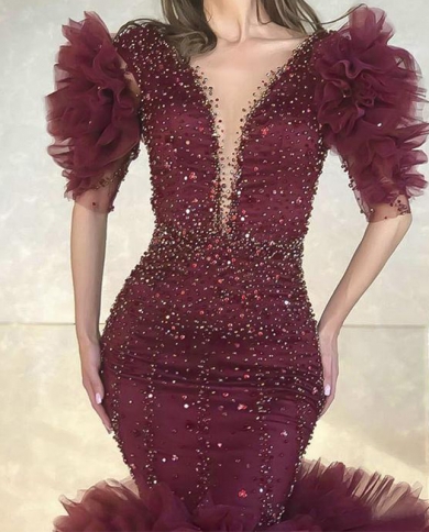 Long Prom Gown Evening Dress Robe 