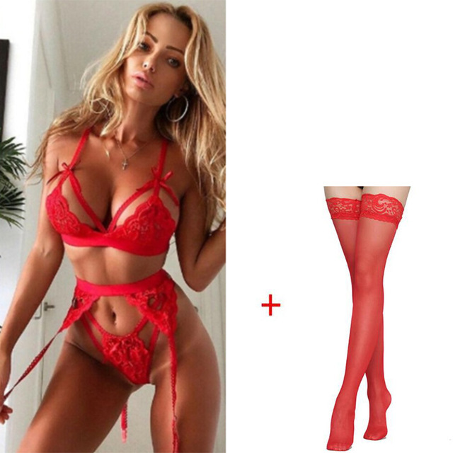 Bra Brief Sets women intimates hot sexy underwear Bandage lace