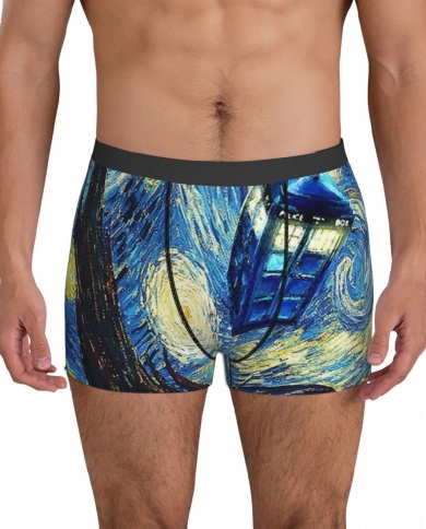 Tardis Underwear Van Gogh Custom Boxer Shorts Hot Mens Underpants Cute  Boxer Brief Birthday Gift Größe XXL Farbe As Picture
