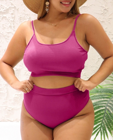 Plus Size Bikini Set Brazilian Push Swimsuit