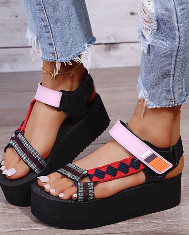 Designer velcro clearance sandals