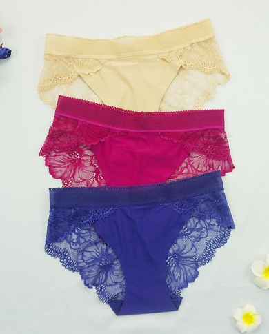 Panties Womens Seamless Underpants Lace Female Underwear Briefs