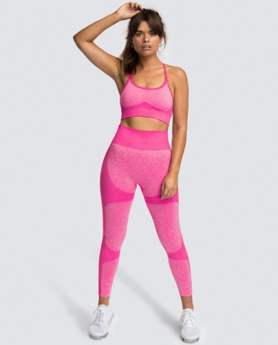  Yoga Set Yoga Leggings Set Women Fitness Suit for Yoga Clothes  High Waist Gym Sexy Sport Wear Outdoor Active Bras (Color : A Bra-Yellow,  Size : Large) : Clothing, Shoes 