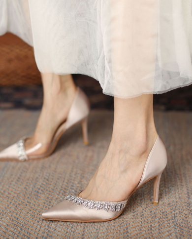 Clear stiletto heels Clearance