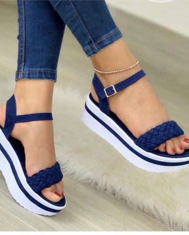 Stretch fabric wedge on sale sandals