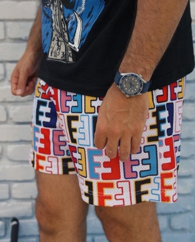 Eric Emanuel Ee New Summer Running Shorts New York Skyline