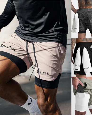 mens 2 in 1 sports shorts