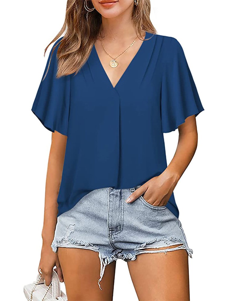 short sleeve summer blouses