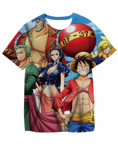 One Piece Anime Men T-Shirt Fashion Tops Printed Short Sleeve Clothes,Adults-S,#10  - Walmart.com