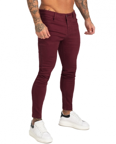 Gingtto Brand Jeans Men Homme Slim Fit 