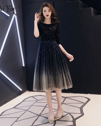 elegant korean cocktail dress