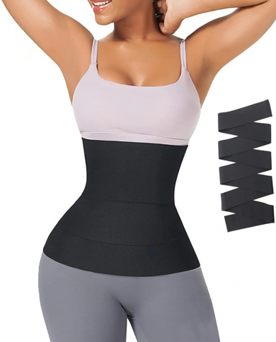 Waist Trainer Bandage Wrap Shapewear Women Men Slimming Tummy