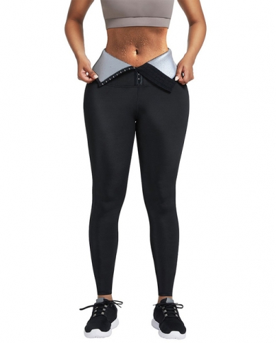 Sauna Leggings Tummy Control Panties Slimming Pants High Waist Trainer Up  Butt Lifter Shapewear for Women Workout Body Shaper