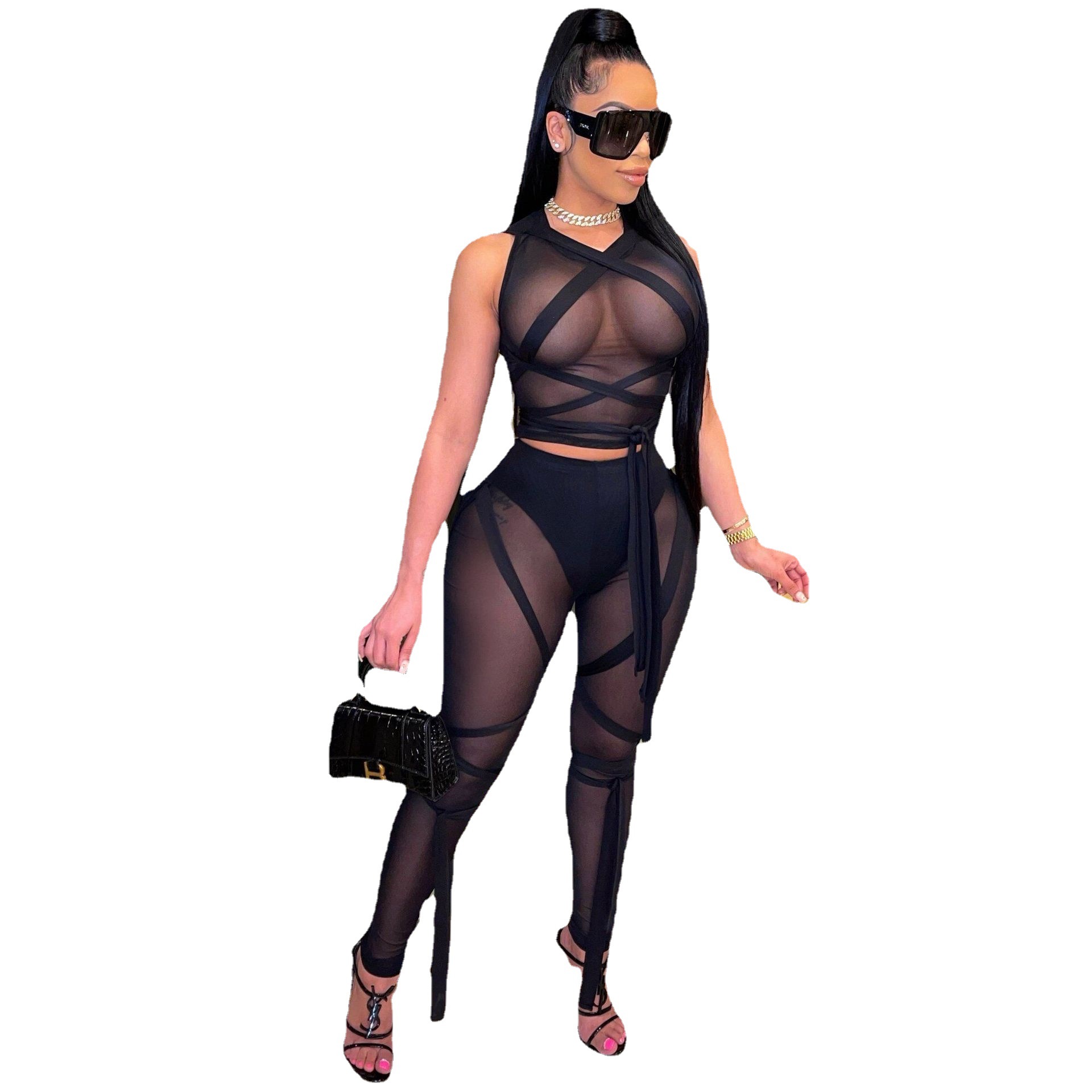 Mesh clubwear hot sale