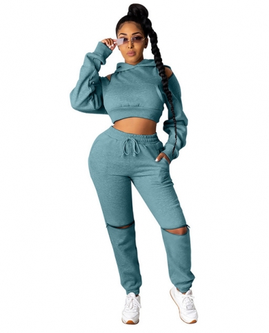 Casual Women Two Piece Set Off Shoulder 