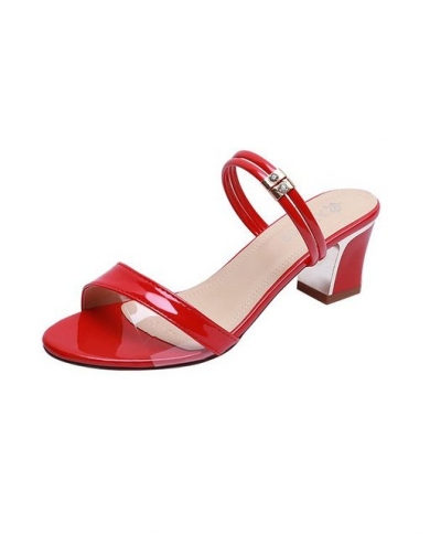 Red summer store heels