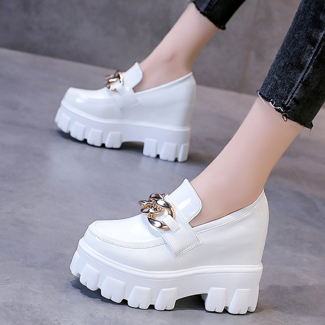mary jane flat platform shoes