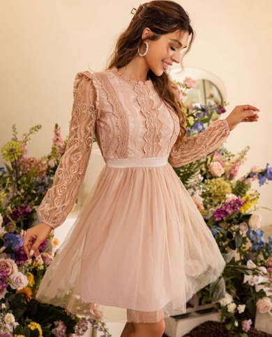Simplee Elegant Tulle Lace Even Party 