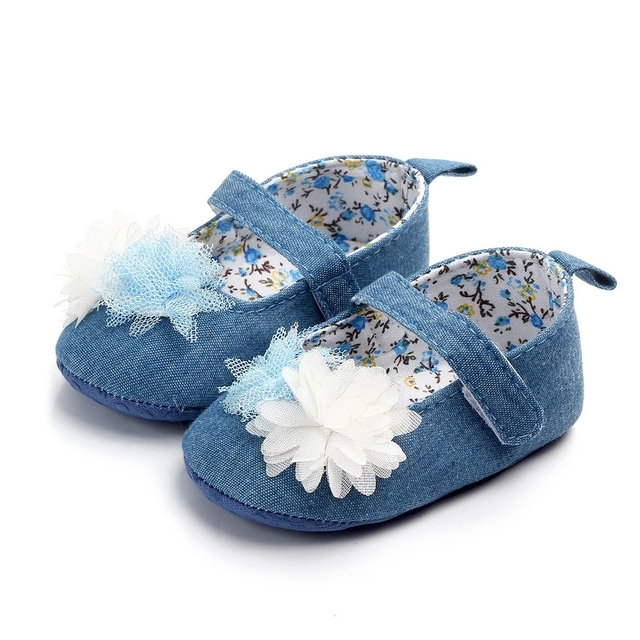 Denim shoes for baby hot sale girl