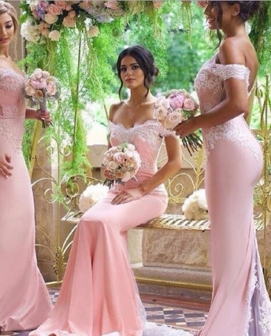 Mermaid color outlet bridesmaid dresses