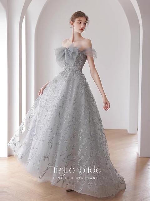 empire waist chiffon dress Empire Waist Chiffon V-Neck Sleeveless Boho Wedding Dress – Liymc