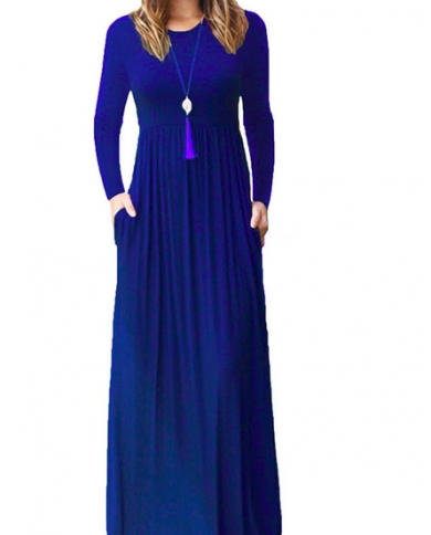 Casual Long Dress Women Autumn Spring 