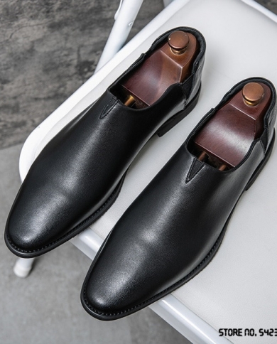 sachin and babi light blue dress Men's Black Comfort Dress Shoes