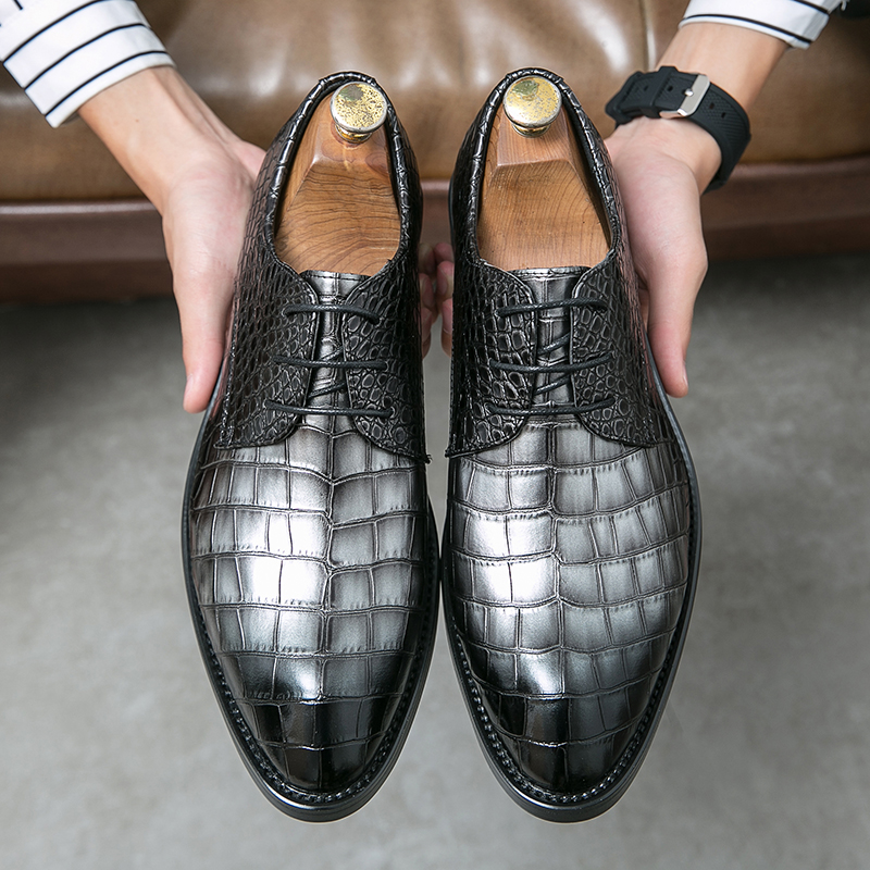 Crocodile skin best sale dress shoes