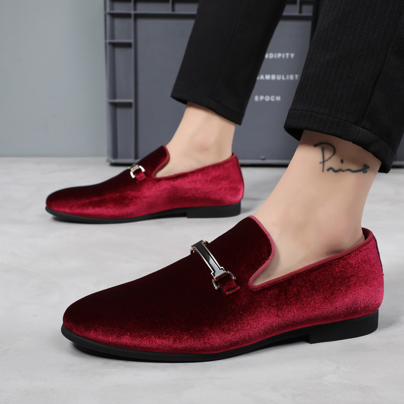 Red velvet sale shoes mens