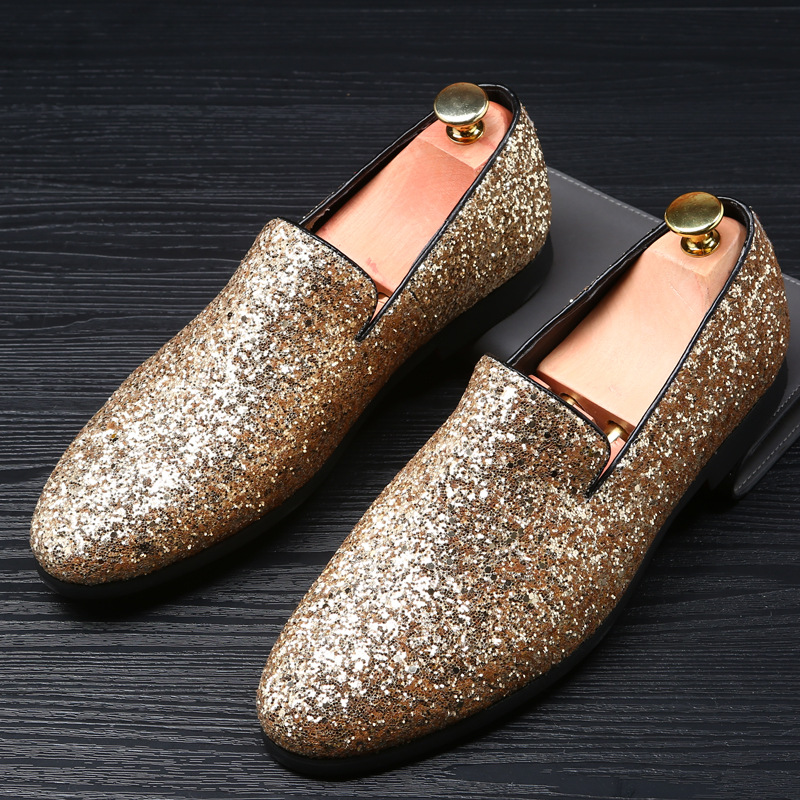 Silver sequin best sale dress shoes