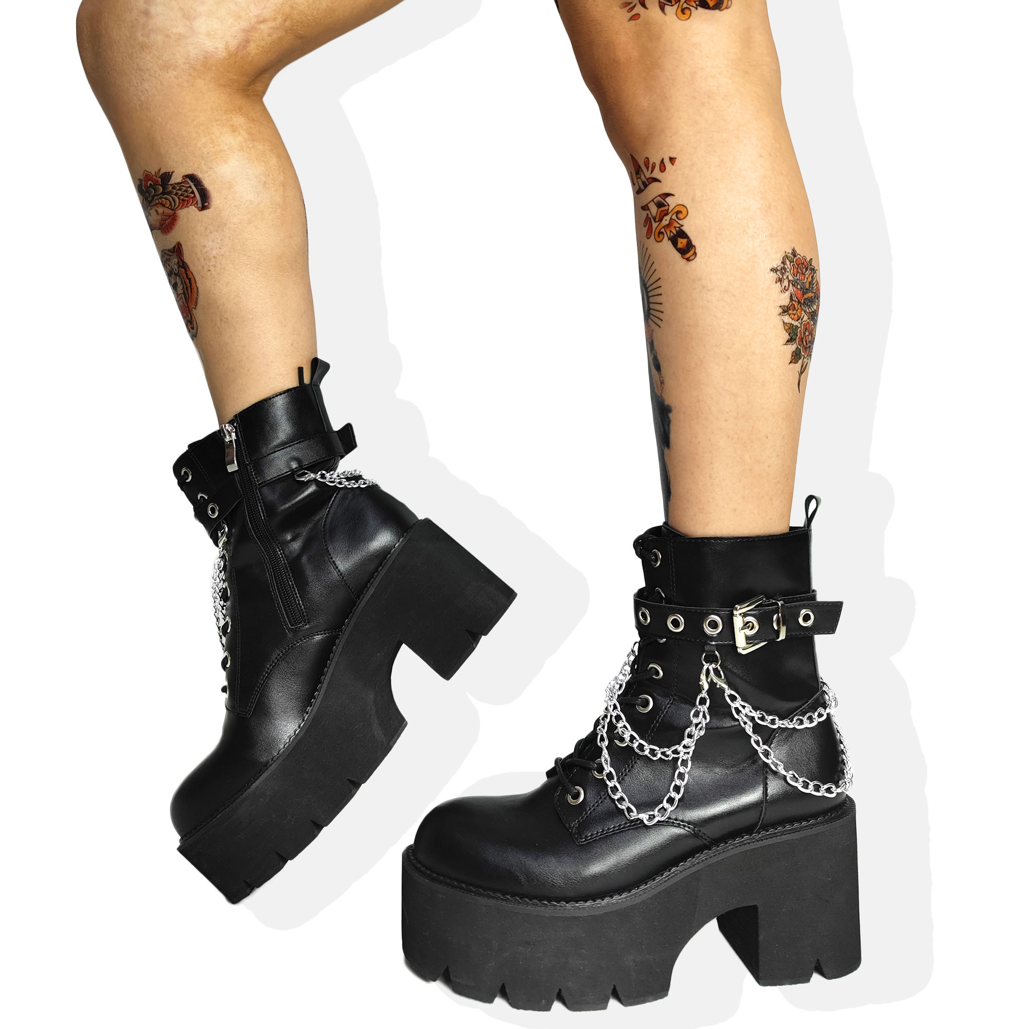 Gothic on sale ankle boots