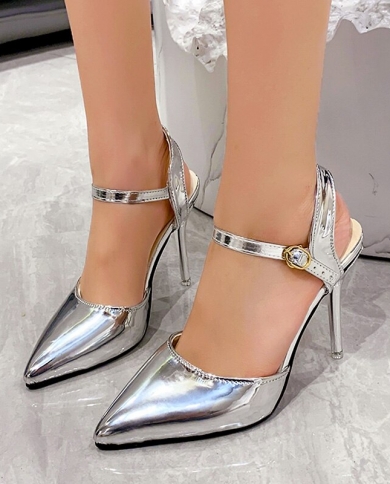 Silver hotsell pumps ladies