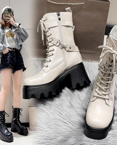 High heel outlet motorcycle boots