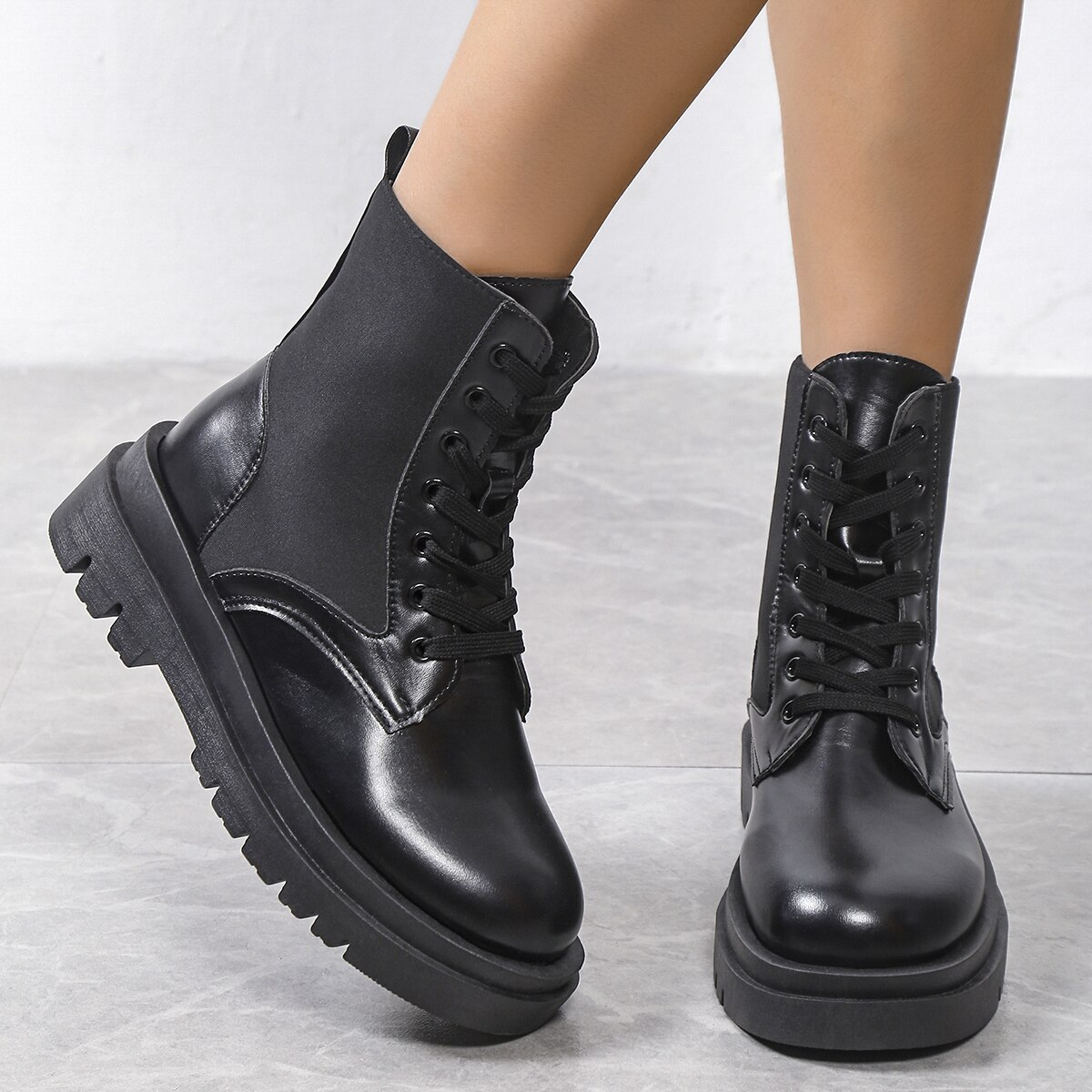 Women 2022 Boots Winter Motorcycle Boot 