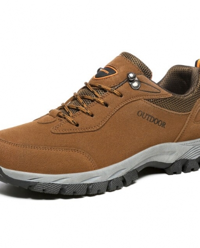 Walking Shoes Suede Cargo Shoes Leather 