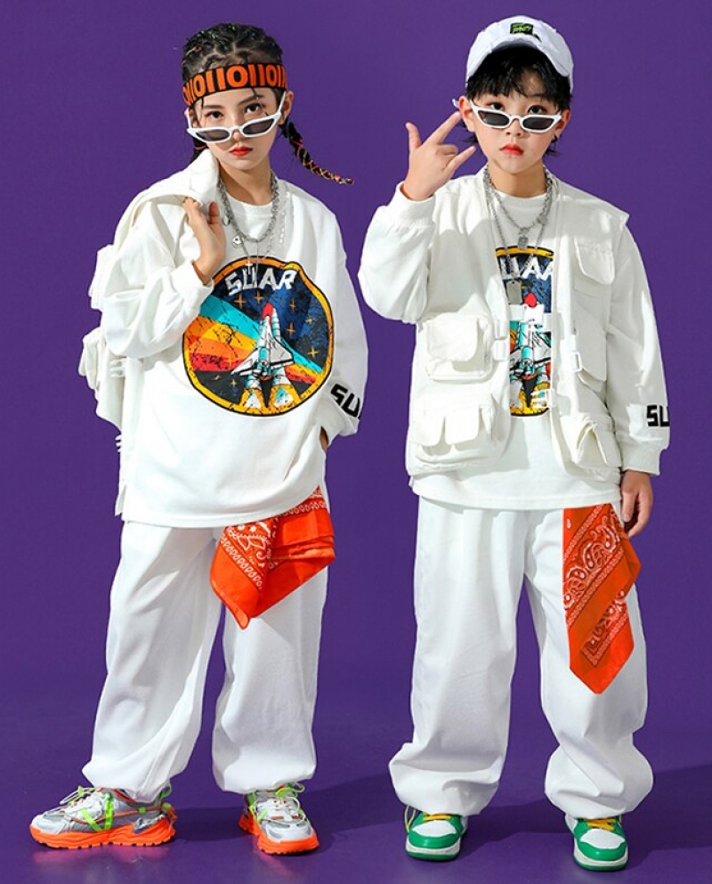 Buy Venjoe Kids Boys Shiny Sequins Spread Collar Shirt Hip Hop Jazz Disco  Dance Performance Costume Jacket Shirt Blazer Online at desertcartINDIA