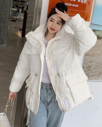 Womens Tops Casual Loose Fashion Solid Coat Down Jacket Hooded