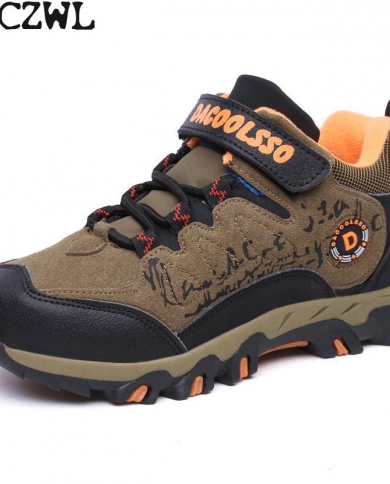 Kids Hiking Shoes Nonslip Cotton Fabric 